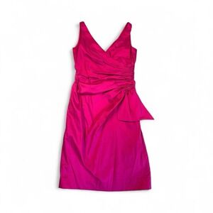 Vintage Maggy London Pink Size 4 Woman's Sheath Cocktail Dress 80s Party